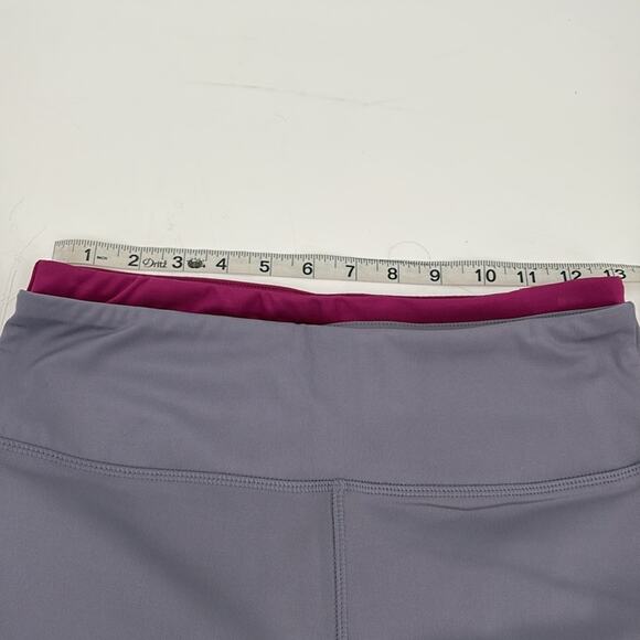 Set of 2 Absolutely Fit by VOGO Purple and Pink HighWaisted Leggings Size M New - Picture 8 of 10